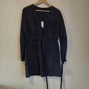 PrettyLittleThing NWT Cargo Drawstring Waist Dress Sz 4